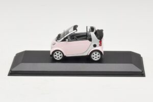 Smart Fortwo 450 Cabrio Bianco Legally Blonde 2 Scatola di Ricambio Minichamps 1:43 402173900-R1 Pressofusione