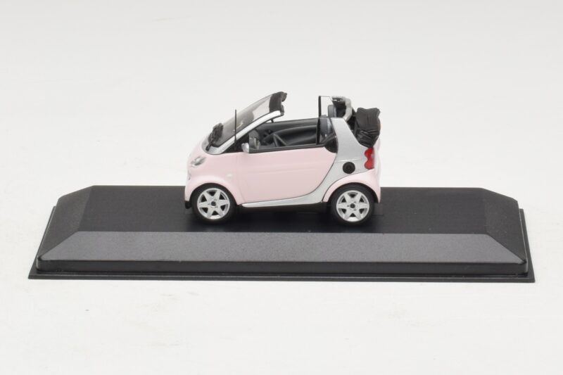 Smart Fortwo 450 Cabrio Bianco Legally Blonde 2 Scatola di Ricambio Minichamps 1:43 402173900-R1 Pressofusione