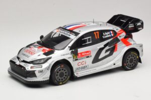 Toyota GR Yaris Rally1 #17 S. Ogier / V. Landais Rally Portugal Winner 2025 IXO 1:18 18RMC250A Pressofusione