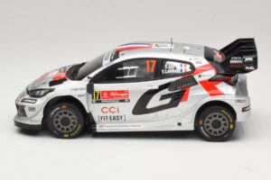 Toyota GR Yaris Rally1 #17 S. Ogier / V. Landais Rally Portugal Winner 2025 IXO 1:18 18RMC250A Pressofusione — immagine 3 di 6