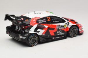 Toyota GR Yaris Rally1 #33 E. Evans / S. Martin Rally Monte Carlo 2026 IXO 1:18 18RMC269B Pressofusione — immagine 2 di 6