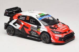 Toyota GR Yaris Rally1 #33 E. Evans / S. Martin Rally Monte Carlo 2026 IXO 1:18 18RMC269B Pressofusione — immagine 4 di 6