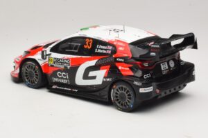 Toyota GR Yaris Rally1 #33 E. Evans / S. Martin Rally Monte Carlo 2026 IXO 1:18 18RMC269B Pressofusione — immagine 5 di 6