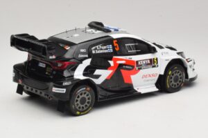 Toyota GR Yaris Rally1 #5 S. Pajari / E. Malkonen Rally Kenya 2025 IXO 1:18 18RMC246 Pressofusione — immagine 2 di 6