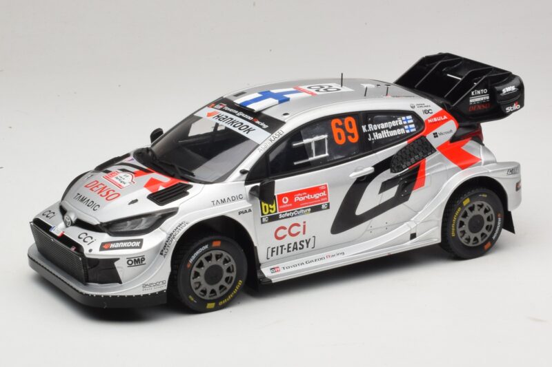 Toyota GR Yaris Rally1 #69 K. Rovanpera / J. Halttunen Rally Portugal 2025 IXO 1:18 18RMC250B Pressofusione