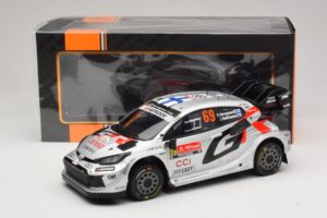Toyota GR Yaris Rally1 #69 K. Rovanpera / J. Halttunen Rally Portugal 2025 IXO 1:18 18RMC250B Pressofusione — immagine 6 di 6