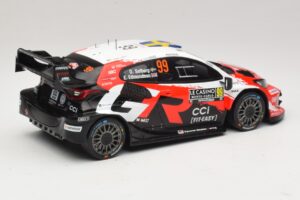 Toyota GR Yaris Rally1 #99 O. Solberg / E. Edmondson Rally Monte Carlo Winner 2026 IXO 1:18 18RMC269A Pressofusione — immagine 2 di 6