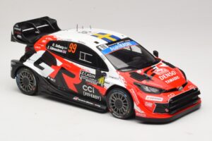 Toyota GR Yaris Rally1 #99 O. Solberg / E. Edmondson Rally Monte Carlo Winner 2026 IXO 1:18 18RMC269A Pressofusione — immagine 4 di 6