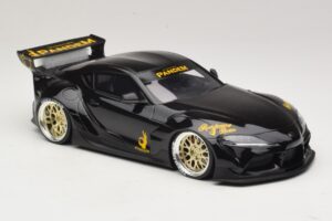 Toyota Supra GR A90 Pandem V1.0 Nero TopSpeed 1:18 TS0307 Resina — immagine 4 di 6
