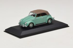 Volkswagen 1200 Cabriolet Capote Verde Minichamps 1:43 430052042 Pressofusione — immagine 2 di 5