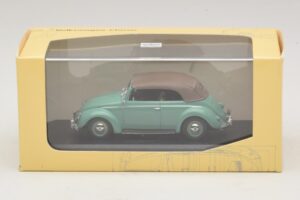 Volkswagen 1200 Cabriolet Capote Verde Minichamps 1:43 430052042 Pressofusione — immagine 5 di 5