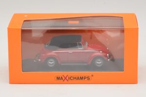 Volkswagen 1302 Cabriolet Rosso Maxichamps 1:43 940055031 Pressofusione — immagine 5 di 5