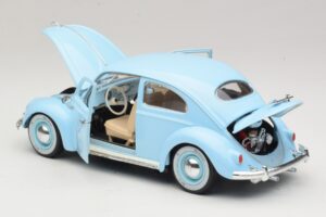 Volkswagen Maggiolino Blu Bburago 1:18 3381 Pressofusione — immagine 5 di 8