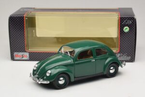 Volkswagen Maggiolino Verde Maisto 1:18 32820 Pressofusione — immagine 8 di 8