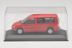 Volkswagen Caddy 2K Bus Rosso Minichamps 1:43 CADDY009 Pressofusione — immagine 4 di 5