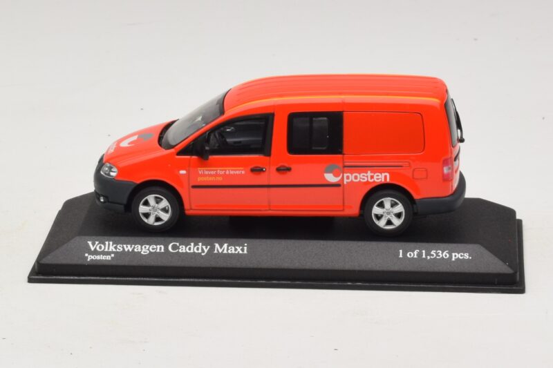 Volkswagen Caddy Maxi Mk3 Norway Post Minichamps 1:43 403057005 Pressofusione