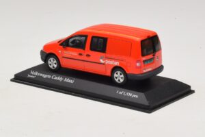 Volkswagen Caddy Maxi Mk3 Norway Post Minichamps 1:43 403057005 Pressofusione — immagine 3 di 5