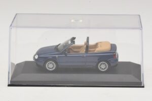 Volkswagen Golf Mk4 Cabriolet Blu Edizione Concessionario Minichamps 1:43 GOLF005 Pressofusione — immagine 4 di 5