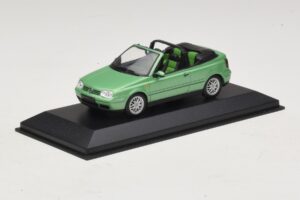 Volkswagen Golf Mk4 Cabriolet Verde Metallizzato Minichamps 1:43 430058335 Pressofusione — immagine 2 di 5