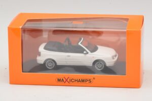 Volkswagen Golf Mk4 Cabriolet Bianco Maxichamps 1:43 940058330 Pressofusione — immagine 5 di 5