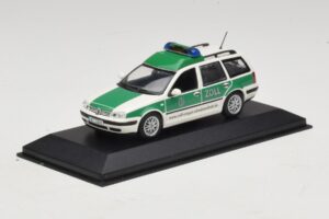 Volkswagen Golf Mk4 Variant Polizei Minichamps 1:43 430056090 Pressofusione — immagine 2 di 5