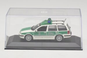 Volkswagen Golf Mk4 Variant Polizei Minichamps 1:43 430056090 Pressofusione — immagine 4 di 5