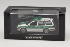 Volkswagen Golf Mk4 Variant Polizei Minichamps 1:43 430056090 Pressofusione — immagine 5 di 5