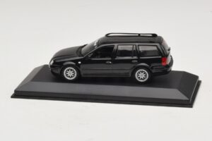Volkswagen Golf Mk4 Variant Sport Highline BBS Edition Nero Scatola Sostitutiva Minichamps 1:43 GOLF008-R1 Pressofusione