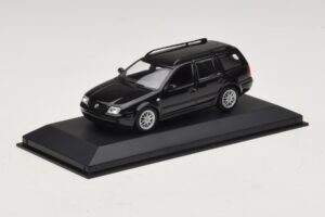 Volkswagen Golf Mk4 Variant Sport Highline BBS Edition Nero Scatola Sostitutiva Minichamps 1:43 GOLF008-R1 Pressofusione — immagine 2 di 5