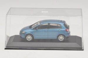 Volkswagen Golf Plus Mk5 Blu Metallizzato Scatola Sostitutiva Minichamps 1:43 GOLF02-R1 Pressofusione — immagine 4 di 5