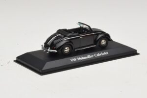 Volkswagen Hebmuller Cabriolet Nero Maxichamps 1:43 940052130 Pressofusione — immagine 2 di 5