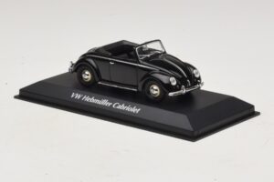 Volkswagen Hebmuller Cabriolet Nero Maxichamps 1:43 940052130 Pressofusione — immagine 3 di 5
