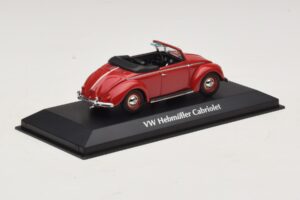 Volkswagen Hebmuller Cabriolet Rosso Maxichamps 1:43 940052131 Pressofusione — immagine 2 di 5