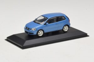 Volkswagen Polo 9N3 Blu Minichamps 1:43 POLO001 Pressofusione — immagine 2 di 5