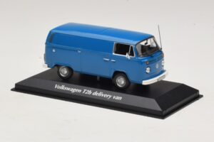 Volkswagen T2b Furgone Per Consegne Blu Maxichamps 1:43 940053061 Pressofusione — immagine 3 di 5