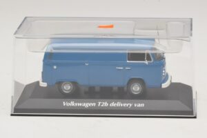 Volkswagen T2b Furgone Per Consegne Blu Maxichamps 1:43 940053061 Pressofusione — immagine 4 di 5