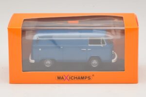 Volkswagen T2b Furgone Per Consegne Blu Maxichamps 1:43 940053061 Pressofusione — immagine 5 di 5
