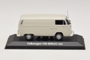 Volkswagen T2b Furgone Per Consegne Grigio Maxichamps 1:43 940053060 Pressofusione