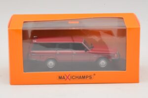 Volvo 240 GL Station Wagon Rosso Maxichamps 1:43 940171410 Pressofusione — immagine 4 di 5