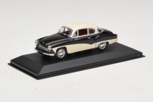 Wartburg A311 Blu Scuro Bianco Minichamps 1:43 WARBURG001 Pressofusione — immagine 2 di 5